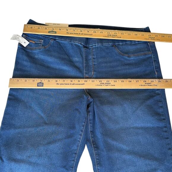 Womens Pants Size 16 Pull On NWT Jeans - Picture 4 of 9